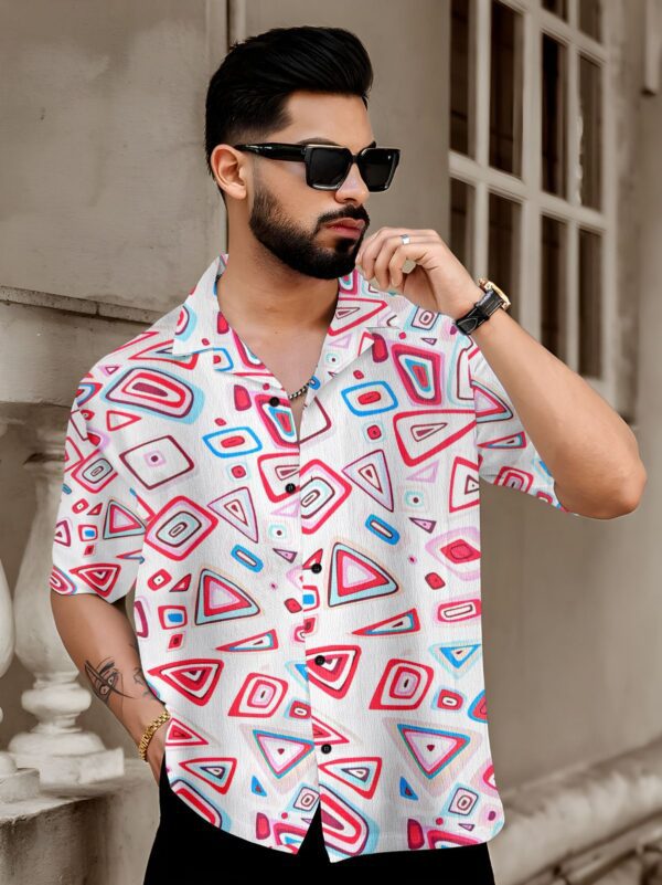 Men’s Digital Print Heavy Popcorn Shirts – Showroom Quality
